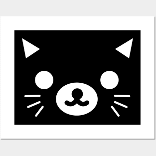 Kawaii Cute Kitty Minimalist Posters and Art